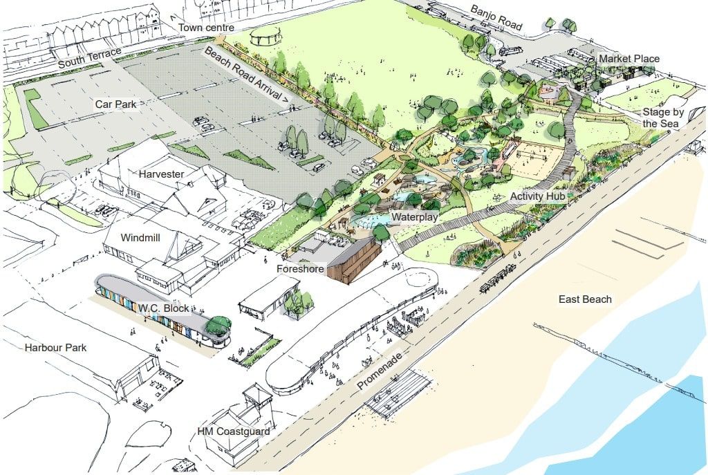 Multimillion pound plans to regenerate Littlehampton seafront submitted